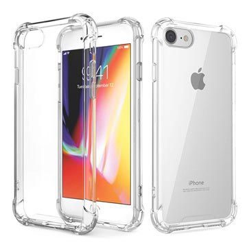 Rep-Resistant iPhone 7/8/SE (2020)/SE (2022) Hybrid Skal - Kristallklar