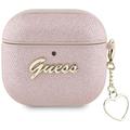 AirPods 4 Guess Metallic Script Charmfodral - Rosa