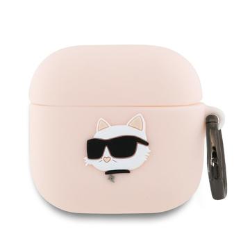 AirPods 4 Karl Lagerfeld Choupette Head 3D silikonfodral