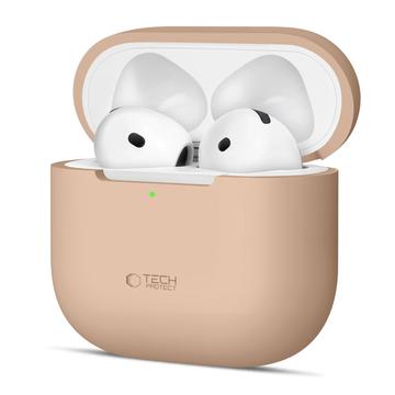 Tech-Protect Silicone Case för AirPods 4 - Caffe Latte