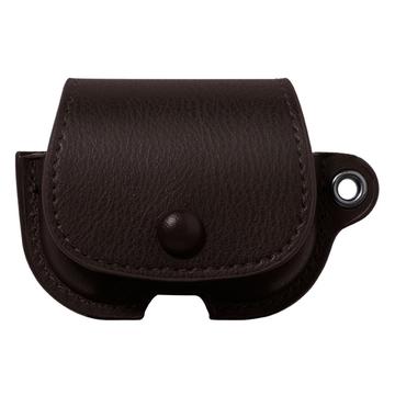 AirPods Pro 3 ryggsäcksfodral med nyckelringsspänne - mörkbrun