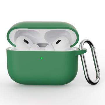 AirPods Pro 3 Silikonskal med Karbinhake - Grön
