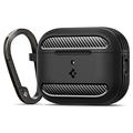 AirPods Pro 3 Spigen Rugged Armor TPU-skal - Svart