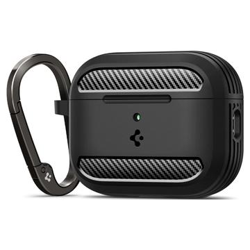 AirPods Pro 3 Spigen Rugged Armor TPU-skal - Svart