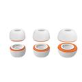 AirPods Pro/Pro 2 AhaStyle WG181 ersättningsöronproppar - 3 par - vit / orange