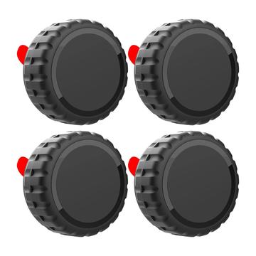 Apple AirTag 1/2 Självhäftande vattentätt fodral - 4 st. - Svart