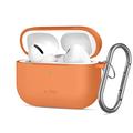 Airpods Pro 3 Tech-Protect silikonfodral med krok - Kosmisk orange