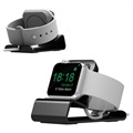 Aluminum Alloy Apple Watch Series SE/6/5/4/3/2/1 Laddningsstativ - Grå