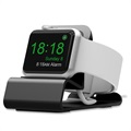 Aluminum Alloy Apple Watch Series SE/6/5/4/3/2/1 Laddningsstativ - Grå