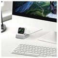 Aluminum Alloy Apple Watch Series SE/6/5/4/3/2/1 Laddningsstativ - Silver