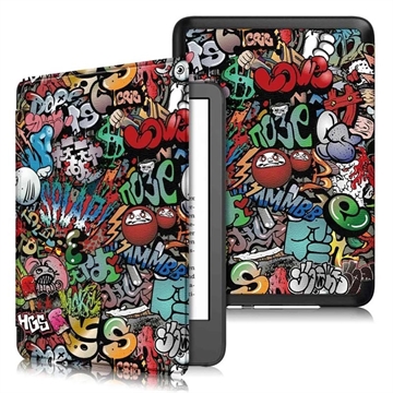 Amazon Kindle 11th Gen (2022) Smart Foliofodral - Graffiti