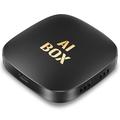 Android 13 CarPlay/Android Auto AI Box med Mirror Link, AirPlay - Svart