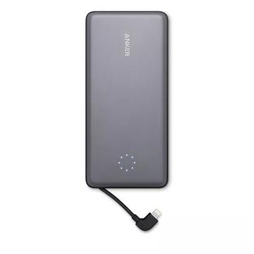Anker PowerCore+ Pro 10000mAh kraftbank med blixtkabel - Grå