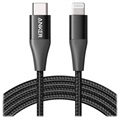 Anker PowerLine+ II USB-C / Lightning Kabel - 0.9m - Svart