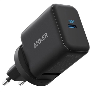 Anker PowerPort III 25W USB-C Väggladdare - EU-Kontakt - Svart