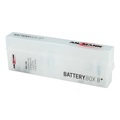 Ansmann Batteri Box 8 Plus - 8 x AA/AAA/CR123A/SD - Genomskinlig