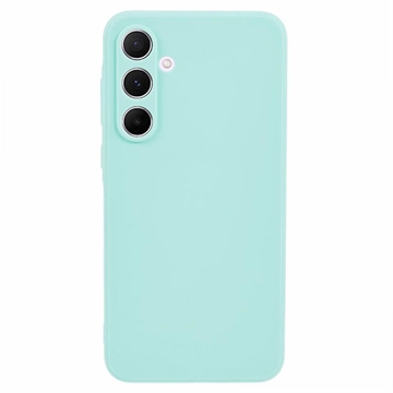 Samsung Galaxy A35 Anti-Fingeravtryck Matt TPU-skal - Cyan