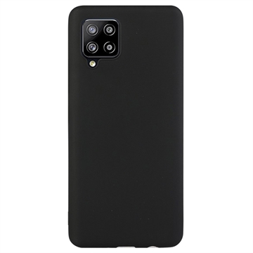 Anti-Fingeravtryck Matt Samsung Galaxy A42 5G TPU-skal - Svart