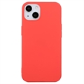 iPhone 15 Plus Anti-Fingeravtryck Matt TPU-skal - Röd