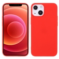 Anti-Fingeravtryck Matt iPhone 13 Mini TPU-skal - Röd