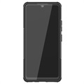 Anti-Slip Samsung Galaxy A42 5G Hybrid Skal - Svart