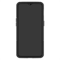 Anti-Slip OnePlus 6T Hybrid Skal med Stativ
