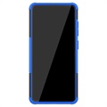 Anti-Slip Samsung Galaxy A51 Hybrid Skal med Stativ - Blå / Svart