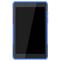 Anti-Slip Samsung Galaxy Tab A 8.0 (2019) Hybrid Skal - Blå / Svart