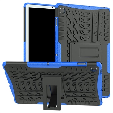 Anti-Slip Samsung Galaxy Tab S5e Hybrid Skal med Stativ - Blå / Svart