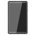 Samsung Galaxy Tab A7 Lite Greppvänligt Hybrid Skal med Stativ - Svart