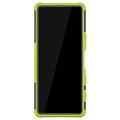 Greppvänligt Sony Xperia 10 III Hybrid Skal - Grön / Svart