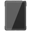 Anti-Slip iPad Air 2020/2022 Hybrid Skal med Stativ - Svart