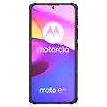 Anti-Slip Motorola Moto E20/E30/E40 Hybrid Skal med Stativ - Svart