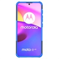 Anti-Slip Motorola Moto E20/E30/E40 Hybrid Skal med Stativ - Blå / Svart