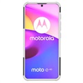 Anti-Slip Motorola Moto E20/E30/E40 Hybrid Skal med Stativ - Vit / Svart