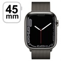 Apple Watch 7 LTE MKL33FD/A - Rostfritt Stål, Milanesisk Loop, 45mm - Grafit