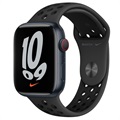 Apple Watch Nike 7 WiFi MKNC3FD/A - Aluminiumboett, Antracit/Svart Sportband, 45mm