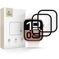 Apple Watch Series 11/10 Tech-Protect Glas Flex+ Hybrid skärmskydd - 42mm - 2 st. - Svart kant