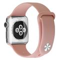 Apple Watch Series SE 3/SE(2023)/11/10/9/8/SE (2022)/7/SE/6/5/4/3/2/1 Soft Silikonrem - 42mm/41mm/40mm/38mm - Rosa