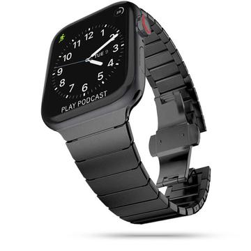 Apple Watch Series Ultra 2/Ultra/9/8/SE (2022)/7/SE/6/5/4 Tech-Protect LinkBand Armband - 49mm/45mm/44mm/42mm - Svart