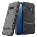 Armor Series Samsung Galaxy S10e Hybrid Skal med Stativ - Svart