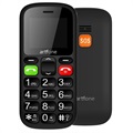Artfone CS181 Mobiltelefon för Äldre - Dual SIM, SOS - Svart