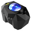Aurora Star Nattlampa med Bluetooth Högtalare AC6923 - Svart