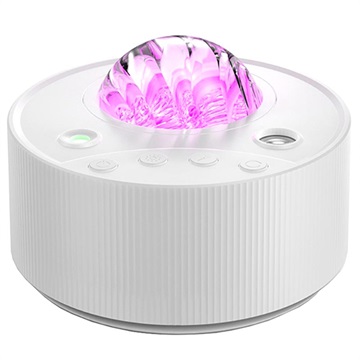 Aurora Stjärnljus RGB LED Projektor K-1090 - Vit