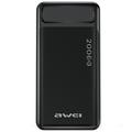 Awei P6K dubbel USB-powerbank 20000mAh - svart