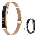 B3 Smart Armband / Fitness Tracker med två remmar - Guld
