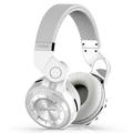 BLUEDIO T2+ trådlös Bluetooth 4.1 mikrofon stereohörlurar headset över örat - vit