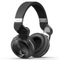 BLUEDIO T2+ trådlös Bluetooth 4.1 over-ear stereohörlurar headset med mikrofon - svart
