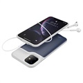 iPhone 11 Backup Batteriskal - 6000mAh - Mörkblå / Grå