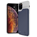 iPhone 11 Pro Max Backup Batteriskal - 6500mAh - Mörkblå / Grå